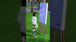 first day class in college thesims4 sims4 discoveruniversity gaming shorts young sims4cc [upl. by Lobel]