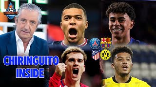 🏆 PSGBARÇA Y ATLETIDORTMUND  Chiringuito Inside  UCL [upl. by Hach]