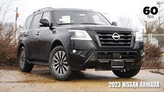 2023 Nissan Armada Review  Nissans LARGEST SUV [upl. by Heppman]