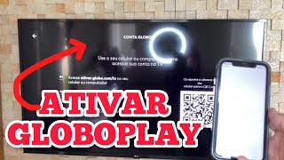 COMO ATIVAR O GLOBOPLAY NA SMART TV [upl. by Arsi857]