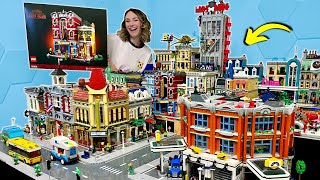 LEGO CITY UPDATE Placing The 2023 LEGO Modular Jazz Club [upl. by Velasco742]