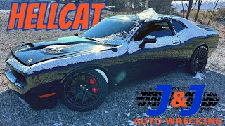 2015 Dodge Challenger SRT Hellcat Part Out J amp J Auto Wrecking Test Video Stock  PFDG298 [upl. by Annam]