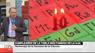 La tabla periódica de los elementos químicos protagonista en la Semana de la Ciencia de la UJA [upl. by Ezara577]