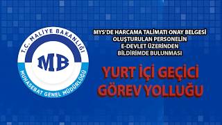 EDevletten Geçici Görev Yolluğu Bildirimi [upl. by Gelhar602]