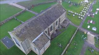 Hipswell Church Catterick Garrison with DJI Phantom [upl. by Alemap]