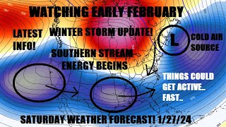 Early February needs to be watched Detailed breakdown Winter storm update Latest info [upl. by Annoerb639]