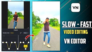 VN video Editing SlowFast Video  Slow motion video editing vn app [upl. by Yeargain]