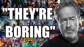 Ridley Scott Has a Point About Superhero Movies [upl. by Ilanos]