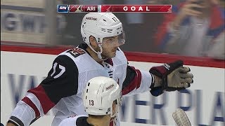 Alex Galchenyuk fakes wraparound attempt to tally OT winner [upl. by Davey116]