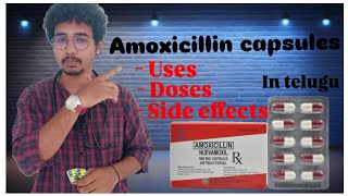 Amoxicillin capsules complete details in Telugu by Dr Mukesh health viralvideo knowledge [upl. by Secilu]