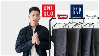 Who Makes The Best Baggy Jeans Abercrombie Gap Levis Uniqlo [upl. by Wilonah]