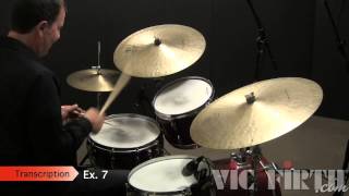 Drumset Lessons with John X Jazz Fills Part One  16th Notes [upl. by Moncear]