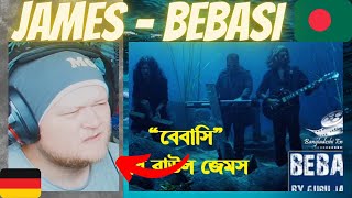 🇧🇩 James  Bebasi  Guru Nagar Baul  GERMAN Musician reacts with lyrics [upl. by Dulcine]