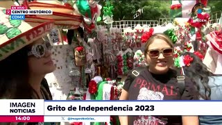 Así el panorama en el Centro Histórico para el Grito de Independencia  Noticias Crystal Mendivil [upl. by Zackariah]