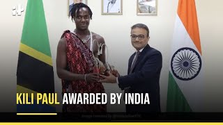 Viral Sensation Kili Paul Honoured By High Commission Of India in Tanzania [upl. by Nuahsar]