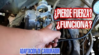 ¿FUNCIONA UN CARBURADOR CHICO EN UN MOTOR GRANDE [upl. by Iznyl452]