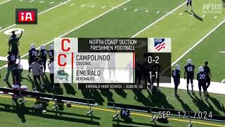 NFHS Network production Emerald High School vs Campolindo High School Football Sept 12 2024 [upl. by Ycnan]