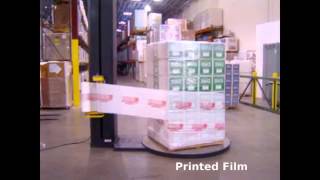 Logo Printed Pallet Wrap Plastic Stretch Films From Big Valley Packaging [upl. by Renate]