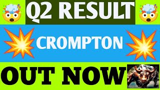 Crompton Q2 Results 2025  Crompton Results Today  Crompton share news today  Crompton Share News [upl. by Jaret504]