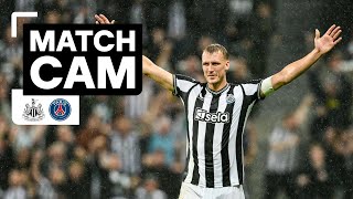 MATCH CAM 🎥 Newcastle United 4 PSG 1  UCL  UNSEEN FOOTAGE 😍 [upl. by Ahtanoj]