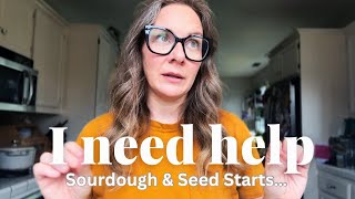 SOURDOUGH and I NEED HELP with my starts [upl. by Waldack]