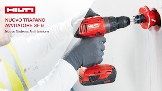 Trapano Avvitatore SF6 Nuovo Sistema Anti torsione [upl. by Garv]