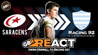 GBR React to Owen Farrells potential move to France with Jonny May [upl. by Aikrehs886]