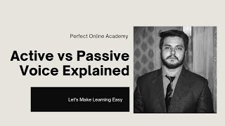 Active and Passive voice Explained  How to use Active amp Passive voice correctly  Active vs passive [upl. by Rotow]