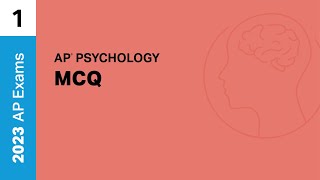 1  MCQ  Practice Sessions  AP Psychology [upl. by Silsbye33]