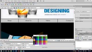 Create easy website using adobe dreamweaver cs6 [upl. by Charin]