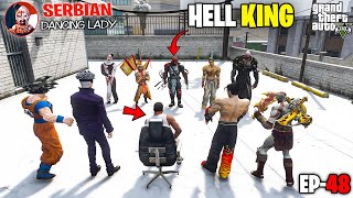 FRANKLIN FOUND HELL KING OF NEMESIS amp SERBIAN DANCING LADY WITH DEVIL BOSS IN GTA 5 SHINCHAN amp CHOP [upl. by Hogan48]