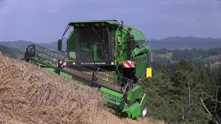 Dreschen extrem  Spezialdrescher DeutzFahr M3575  Extreme Combine Harvester  UltraHD [upl. by Atnom]