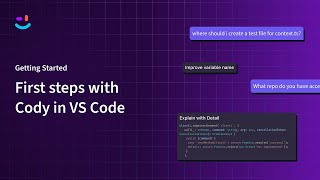 Getting Started  First Steps with Cody in Visual Studio Code [upl. by Nwahsyar]