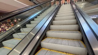 Schindler Escalators  Center Court Oak Park Mall  Overland ParkKS [upl. by Bocyaj]