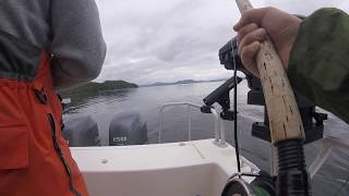 Ocean Fishing For Salmon and Halibut Biggest Fish Of My LIFE [upl. by Dill]