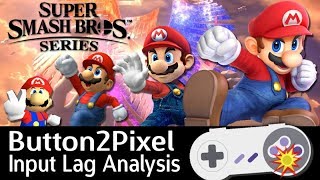 Entire Smash Series Input Lag Analysis sans Ultimate Button2Pixel [upl. by Idnahr]