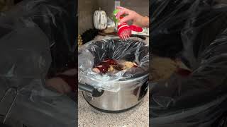 Crockpot BBQ Chicken crockpotrecipes chickenrecipes macrorecipes [upl. by Ecyar374]