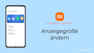 Anzeigegröße ändern  Xiaomi Android 14  HyperOS 1 [upl. by Aramoy]