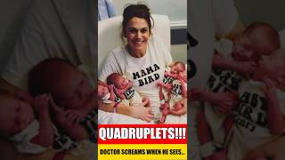 Woman Gives Birth To Quadruplets When The Doctor Sees One He Screams Out Loud [upl. by Cyma941]