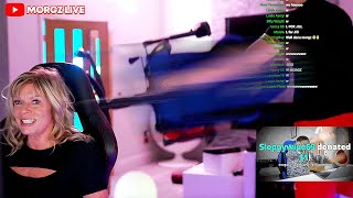 MORGZ SECOND EVER LIVE STREAM GONE WRONG chair broken [upl. by Arther]