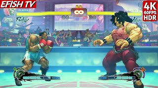 Balrog vs Hugo Hardest AI  Ultra Street Fighter IV [upl. by Hillegass]