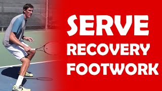 Serve Recovery  RECOVERY FOOTWORK [upl. by Nima216]