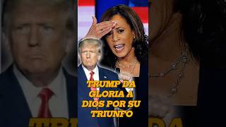 😱DONALD TRUMP ACEPTA A JESÚS Y KAMALA LO INSULTA fyp shorts donaldtrump kamalaharris [upl. by Anaiviv]