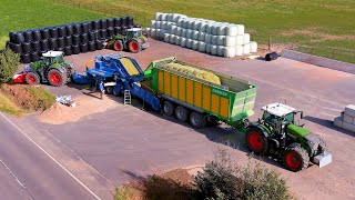 Mais 2021  Silage Baling amp Wrapping with GÖWEIL  Krone BIG X 630  Fendt 933 amp 930  Schoonbroodt [upl. by Kaliope]