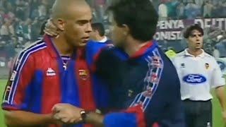 Ronaldo HATTRICK x Valencia 1996  English Comentary [upl. by Emorej843]