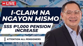 ICLAIM NYO NA SSS ₱1000 PENSION 2ND TRANCHE INCREASE [upl. by Doloritas]