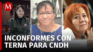 Critican terna del Senado para dirigir la CNDH [upl. by Adnilahs512]