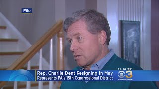 Rep Charlie Dent Resigning In May [upl. by Nellek]