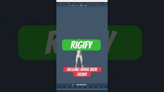 Using the Rigify Addon to Rig your Character in Minutes blender animation blender3d [upl. by Omrellig67]