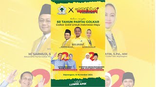 🔴LIVE quotOM ADELLAquot DALAM RANGKA 60 TAHUN PARTAI GOLKAR OLEH DPD PARTAI GOLKAR BOJONEGORO [upl. by Akkinahs481]